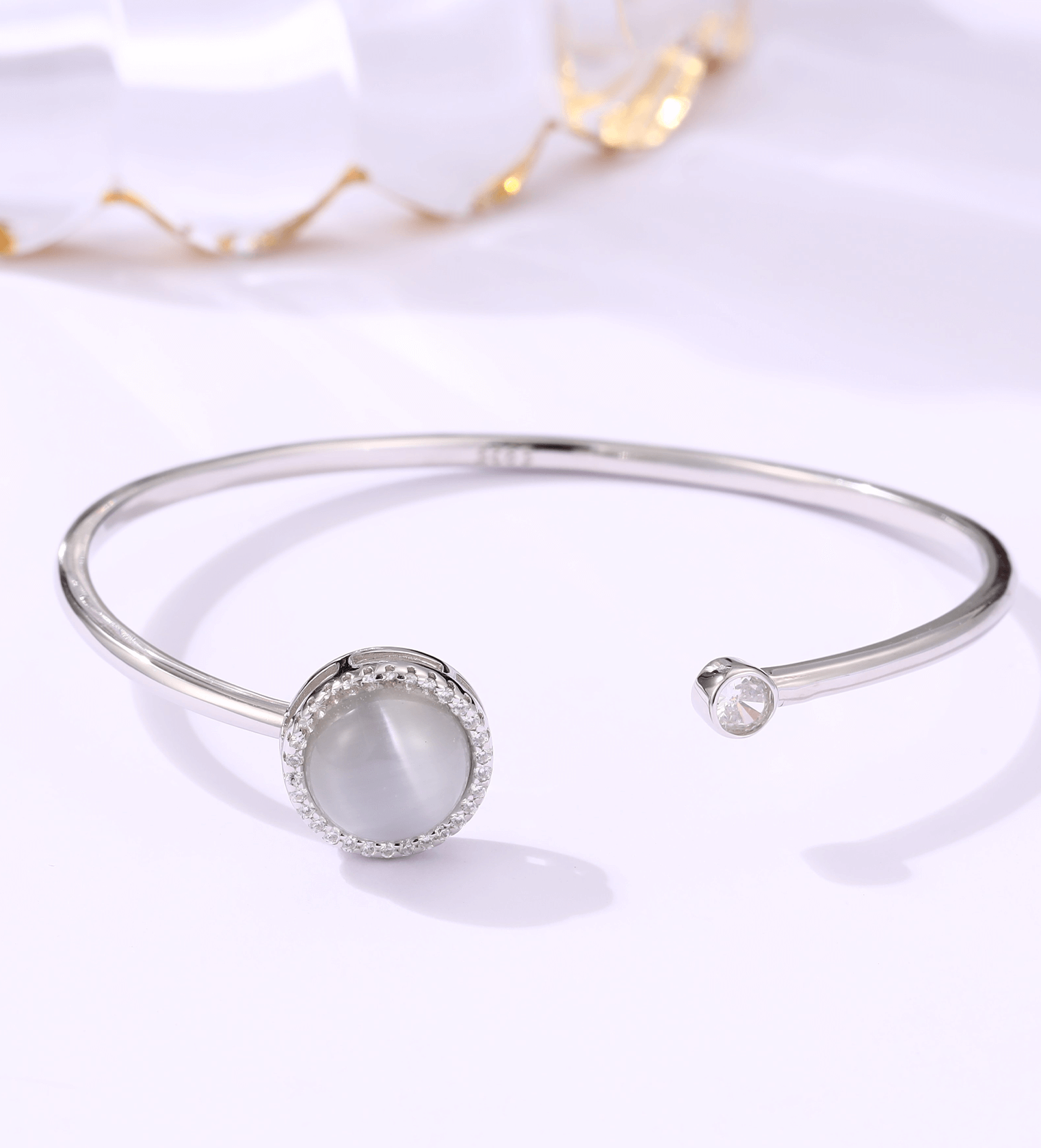 Aurora Shine silver bracelet gift for women India — 925 BIS hallmarked jewellery by Ross Jewells