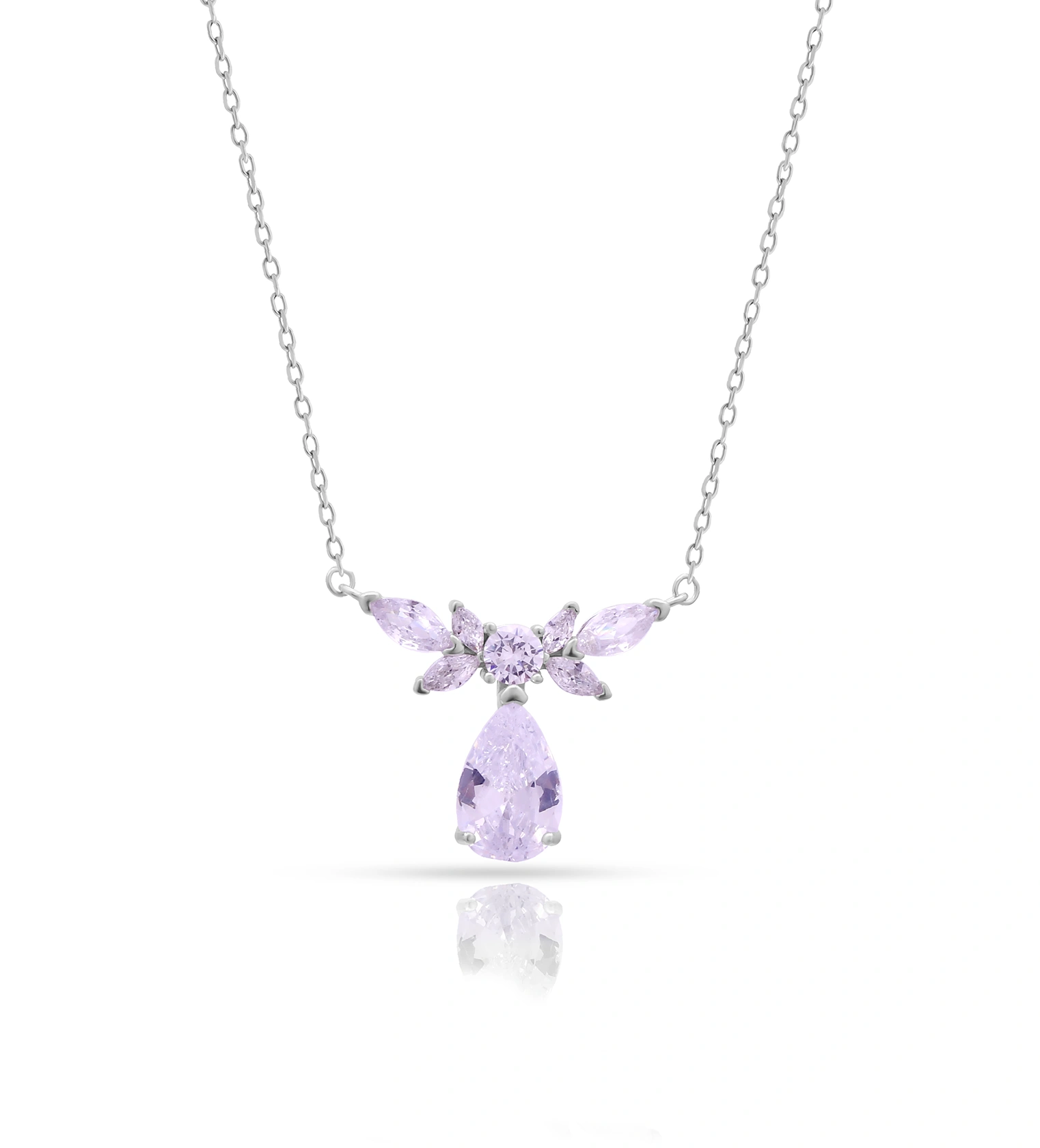 Crystal Bloom Drop Chain