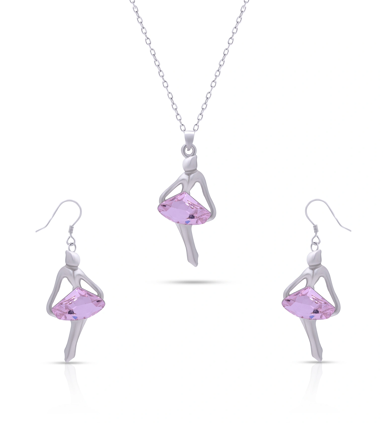 Blush Ballerina Grace Pendant Set