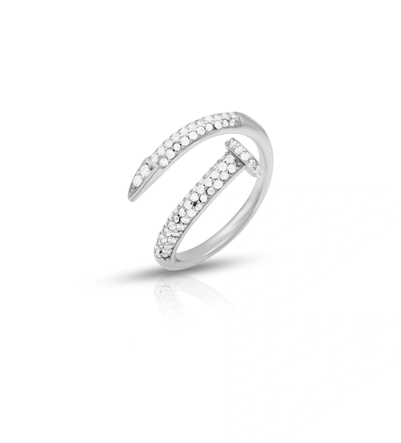 Infinity Spark Cuff Ring