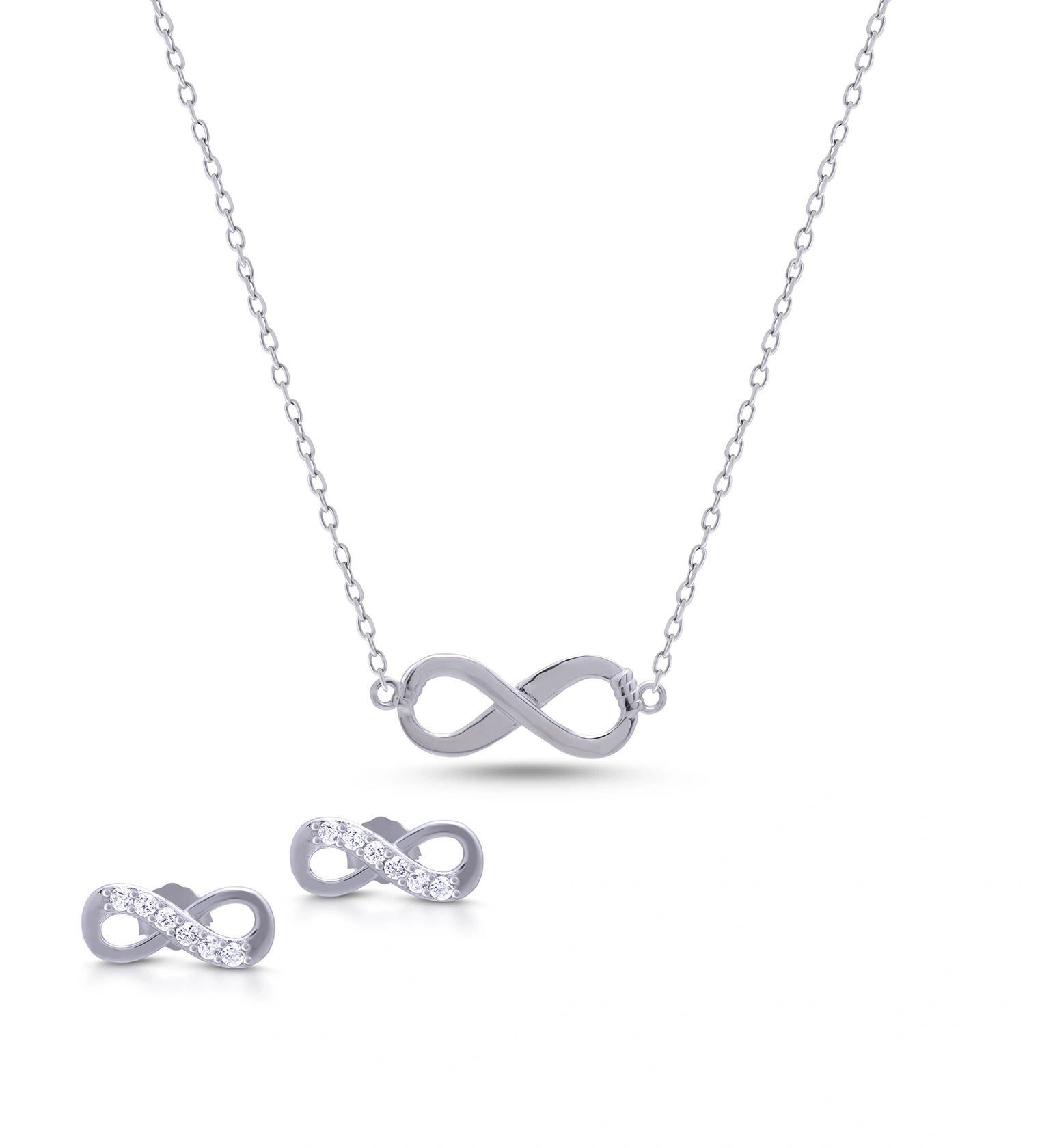 Eternal Infinity Grace Pendant Set