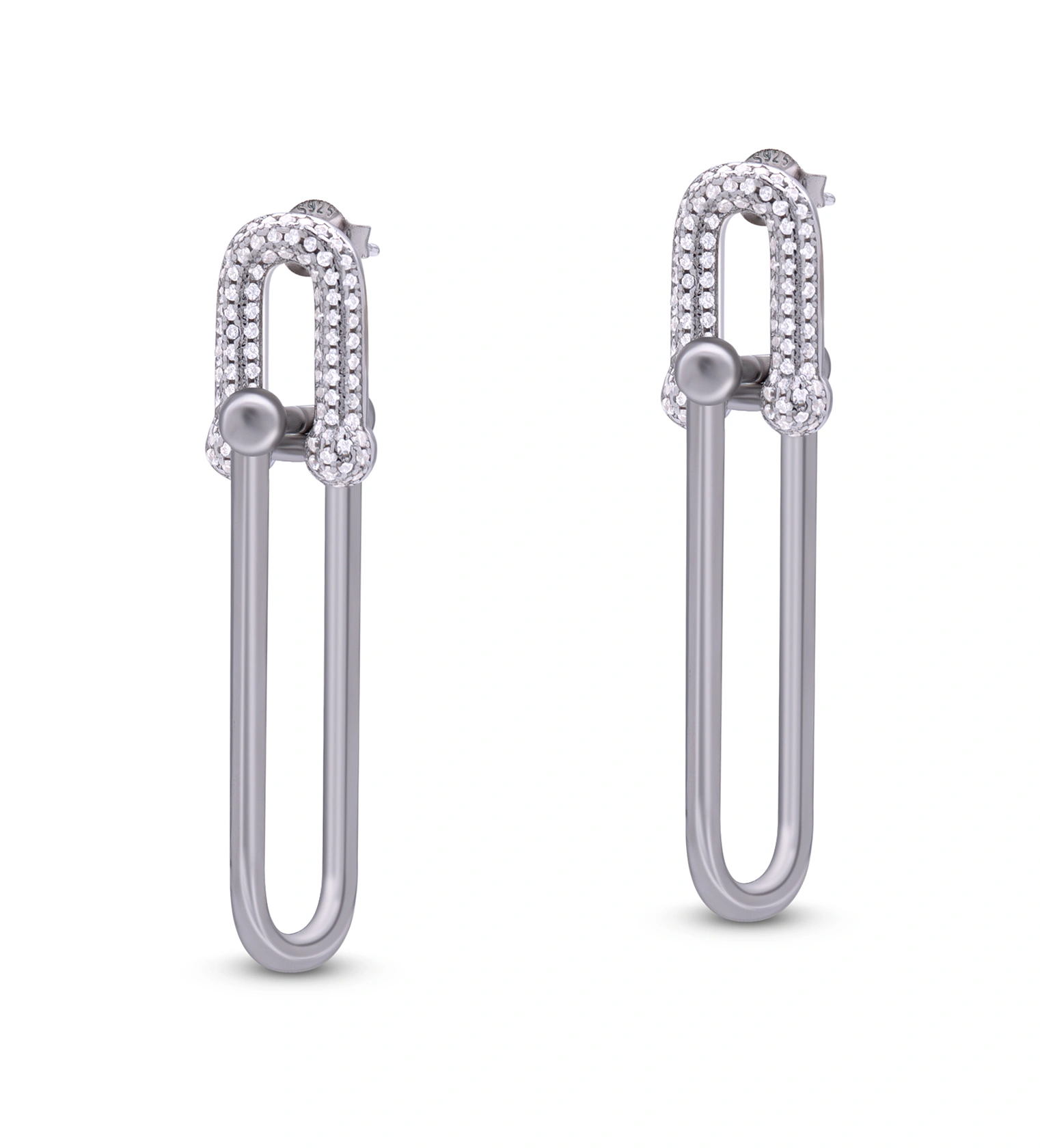 Celeste Link Drop Earrings