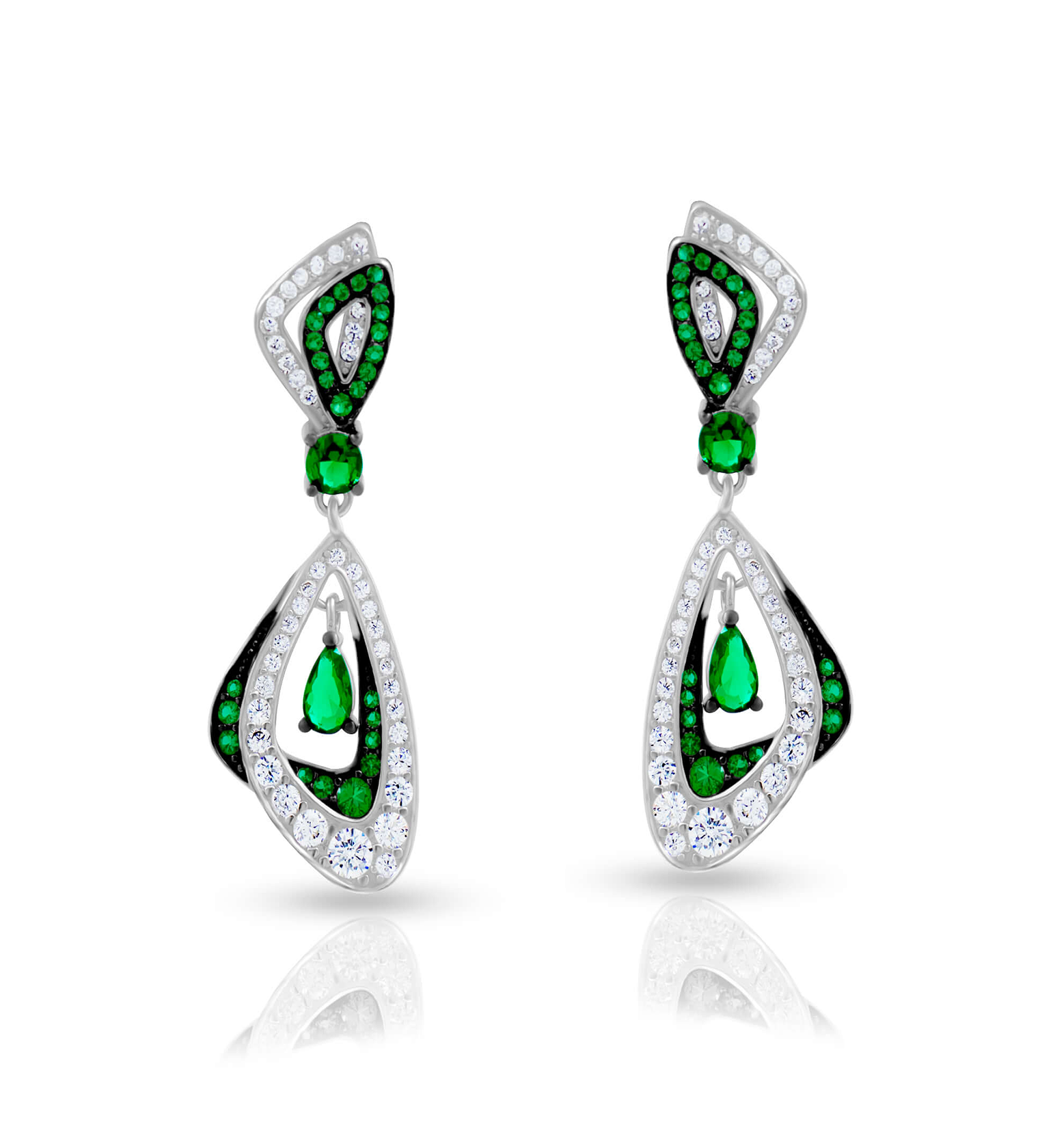 Emerald Beauty Earrings